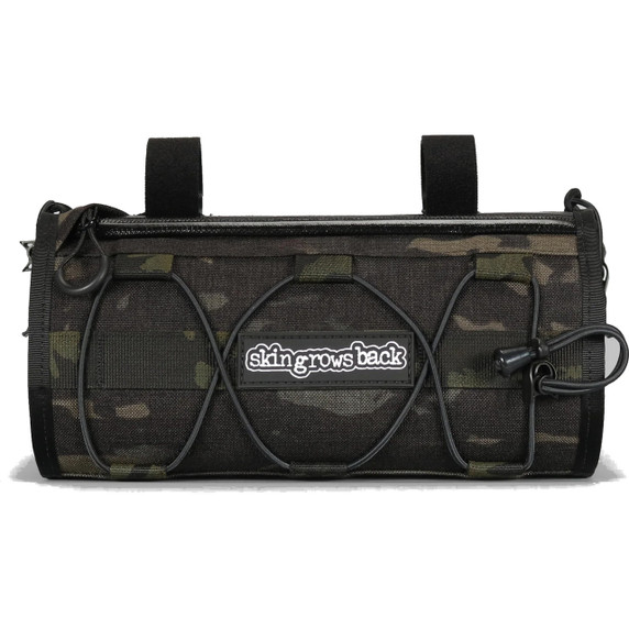 skingrowsback Lunchbox Handlebar Bag - Black Camo