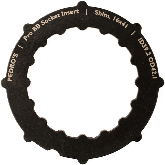 Pedros Pro Bottom Bracket Insert Shimano 16 x 41mm For Socket Cup