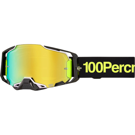 100% Armega Goggles Orban Mirror Gold