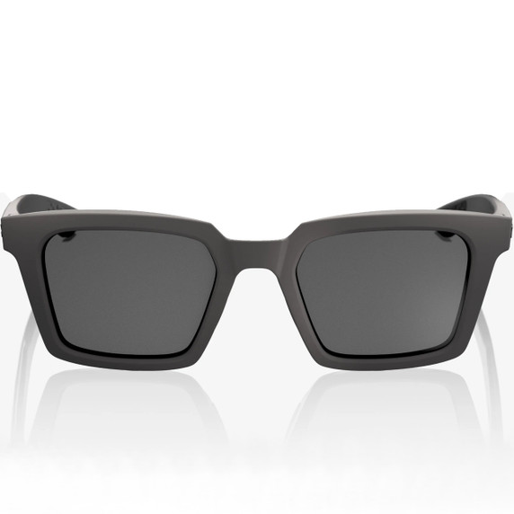 100% Erba Sunglasses Matte Dark Smoke Smoke