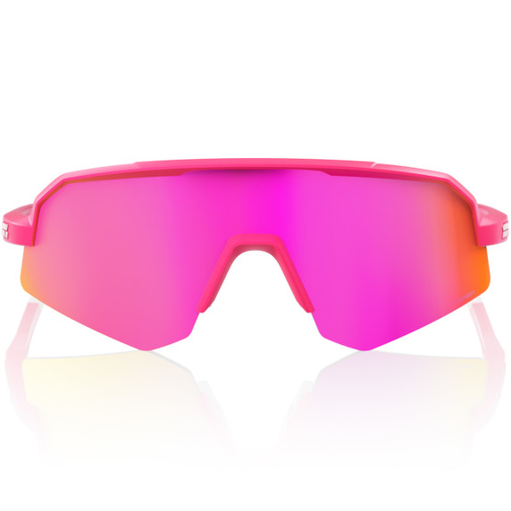 100% Slendale SL Sunglasses Satin Pitaya HiPER Vital Pink Mirror