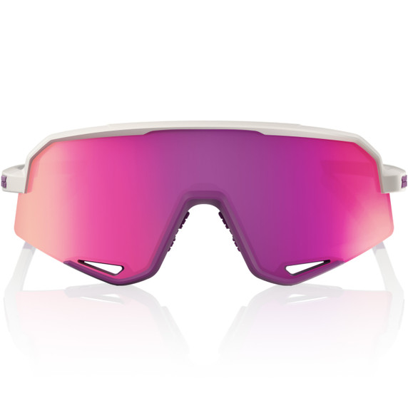 100% Slendale Sunglasses Matte Chalk Purple Mirror