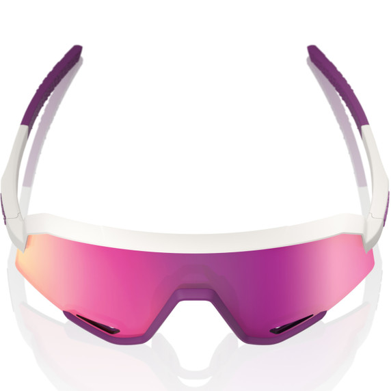 100% Slendale Sunglasses Matte Chalk Purple Mirror