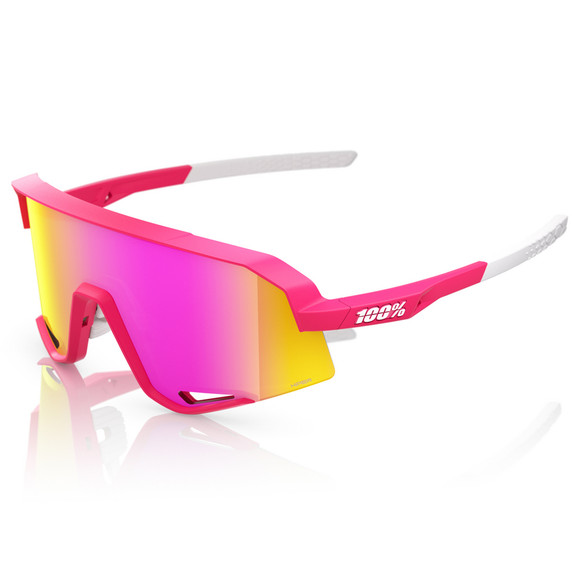 100% Slendale Sunglasses Pitaya HiPER Vital Pink Mirror