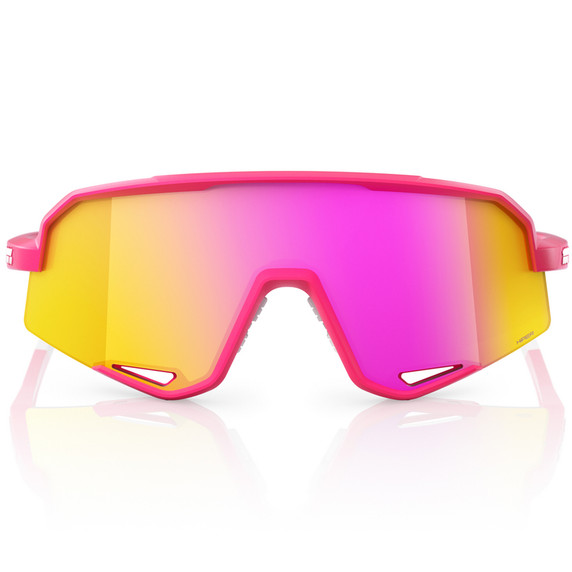 100% Slendale Sunglasses Pitaya HiPER Vital Pink Mirror