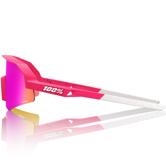 100% Slendale XS Sunglasses Pitaya HiPER Vital Pink Mirror