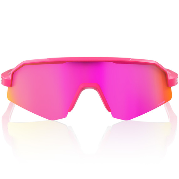 100% Slendale XS Sunglasses Pitaya HiPER Vital Pink Mirror
