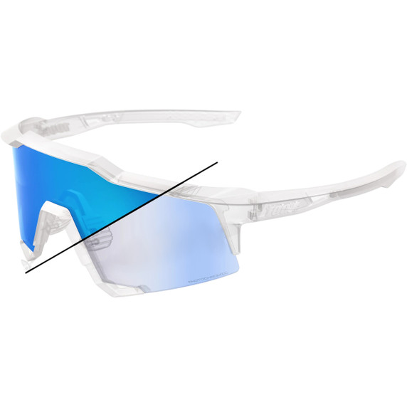 100% Speedcraft Replacement Lens Blue Mirror Photochromic