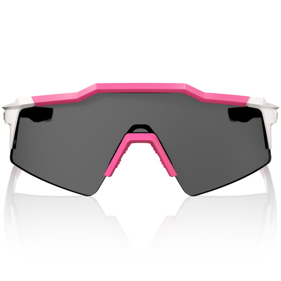 100% Speedcraft SL Sunglasses Puddy Pink White Smoke