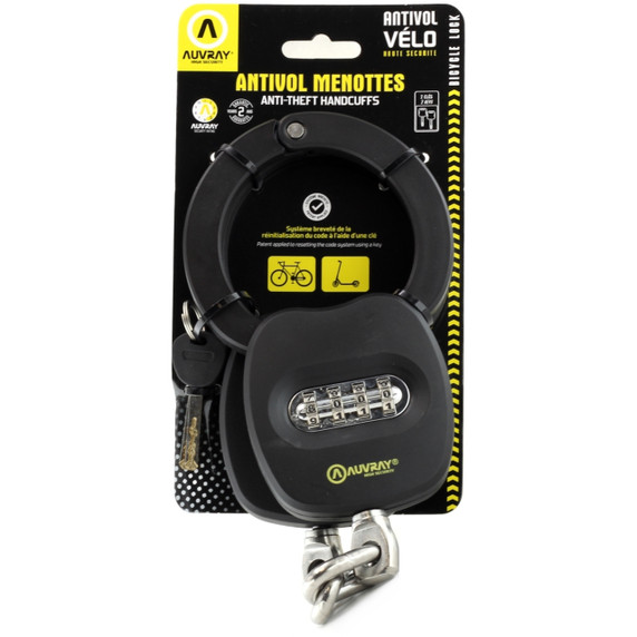 Auvray Antivol Menottes Handcuff Lock