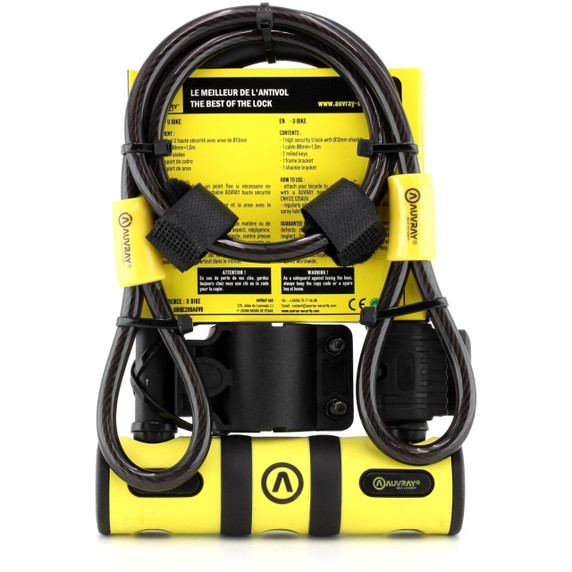 Auvray U-Bike w/Mount + Cable 82x147mm