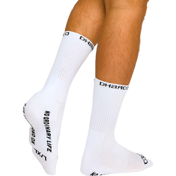 DHaRCO Crew Socks  White