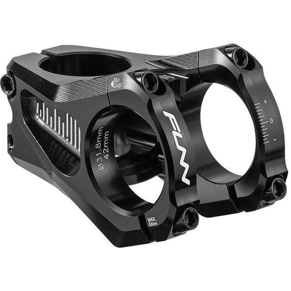 FUNN Stem Equalizer 42mm Length 31.8mm Diameter 0 Deg Rise Black