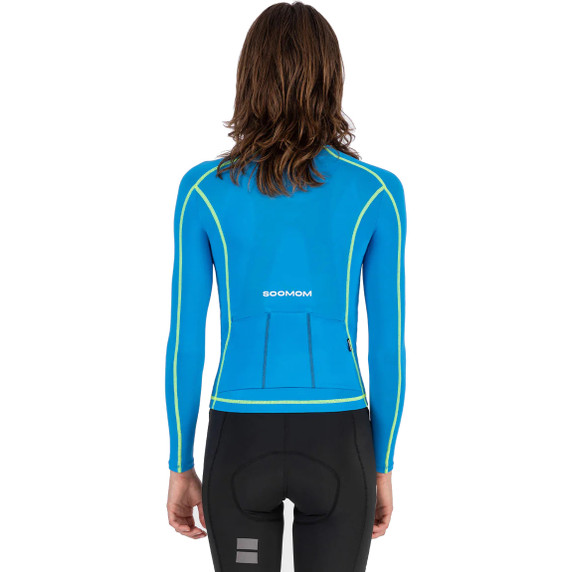 Soomom Women's Base LS Jersey - Blue Horizon