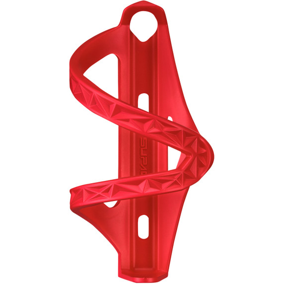 Supacaz Side Swipe Poly Bottle Cage Right Side Red