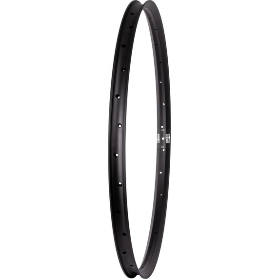 Black rim with white logo