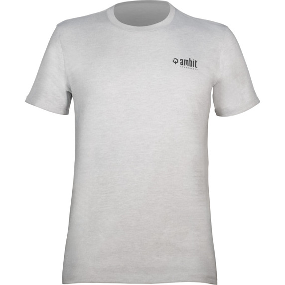 Grey T Shirt with black logo
