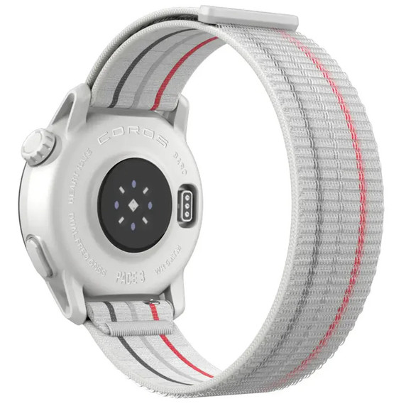COROS PACE 3 GPS Sport Watch White w/ Silicone Band