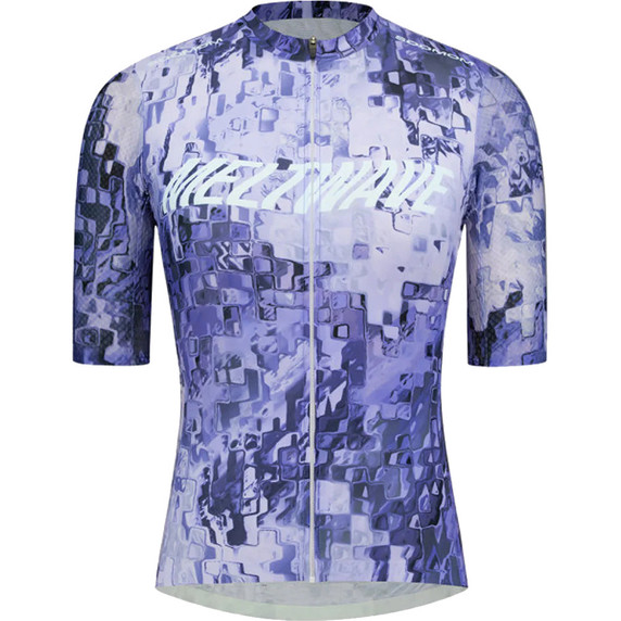 Purple jersey with white logo
