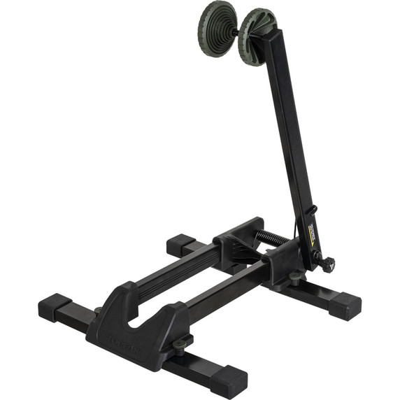 Black bike floor stand