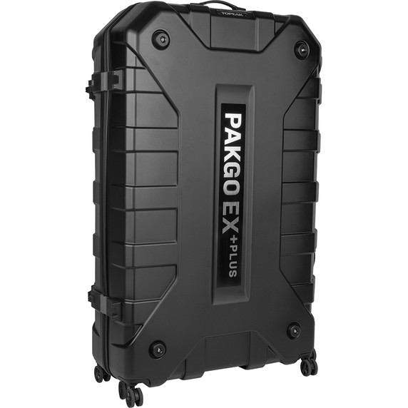 Black case with silver logo