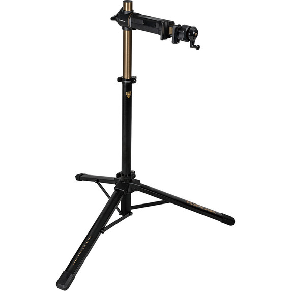 Black and bronze workstand 