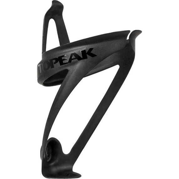 Black bottle cage with gloss black logo