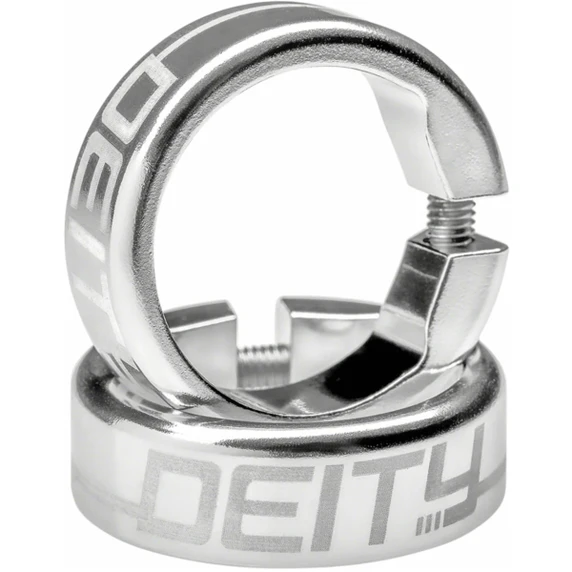 Silver Grip Clamps with matte logos