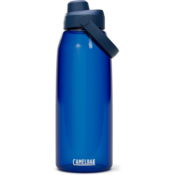 Blue bottle with blue lid