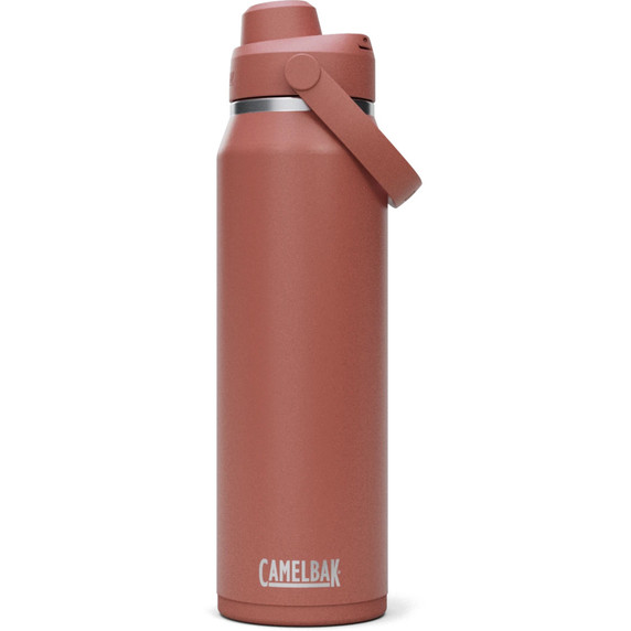 Red bottle with red lid
