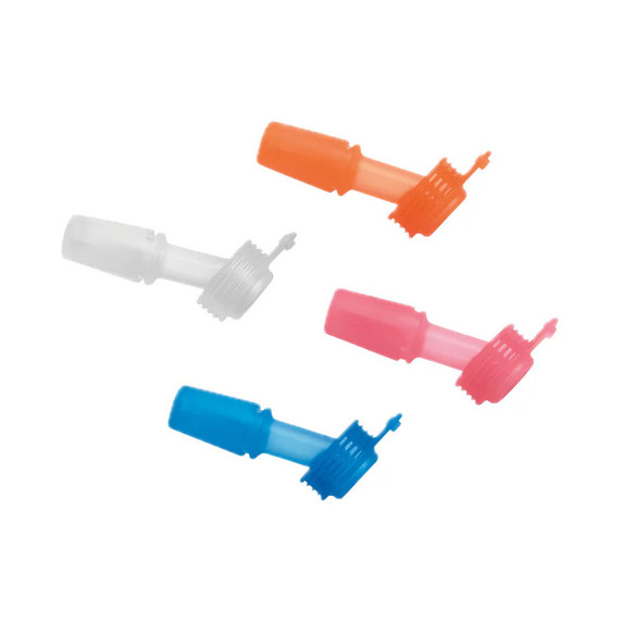 Four different coloured valves