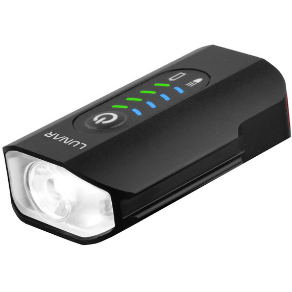 Bike light with contols on top