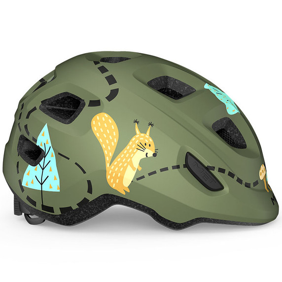 Met Hooray Youth Helmet Green Forest