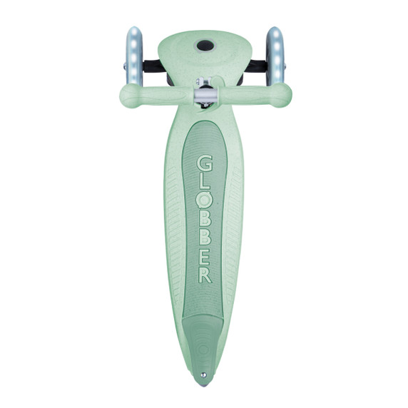 Globber Ecologic Junior Foldable Scooter Lights Pistachio