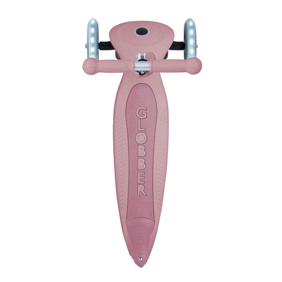 Globber Ecologic Primo Foldable Scooter w/Lights Berry