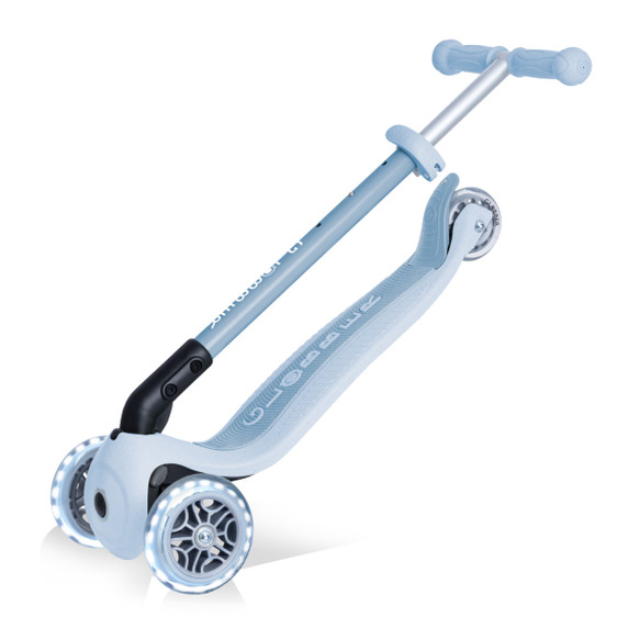 Globber Ecologic Primo Foldable Scooter w/Lights Blueberry