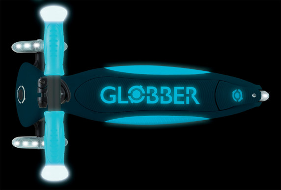 Globber Elite Glow Lights Deep Blue