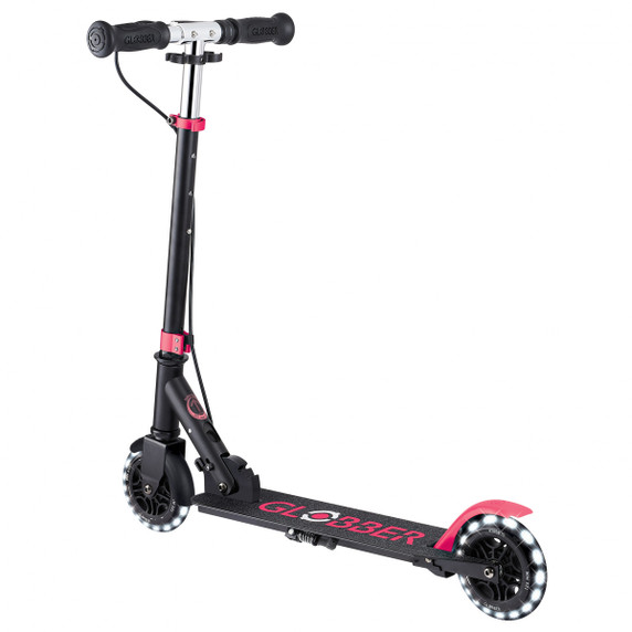 Globber Flow Element Junior Lights Black/Pink