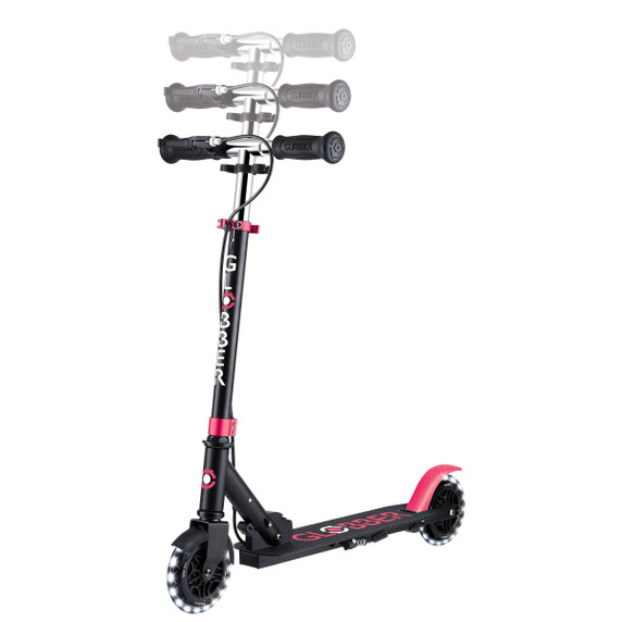 Globber Flow Element Junior Lights Black/Pink