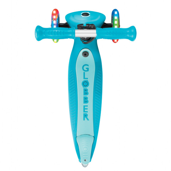 Globber Go Up Active Lights 360 Aqua/Soft Cyan