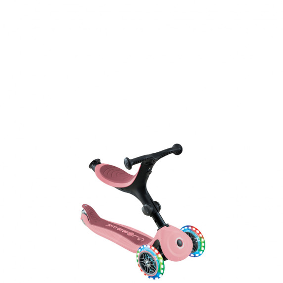 Globber Go Up Active Lights 360 Pastel/Deep Pink