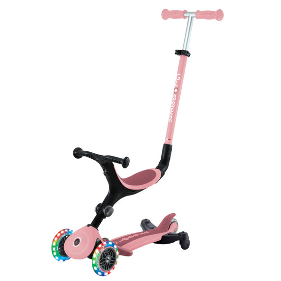 Globber Go Up Active Lights 360 Pastel/Deep Pink