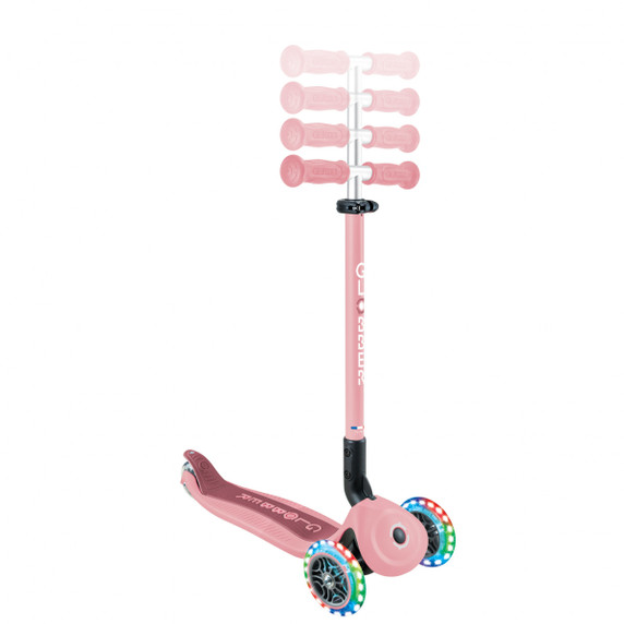 Globber Go Up Active Lights 360 Pastel/Deep Pink