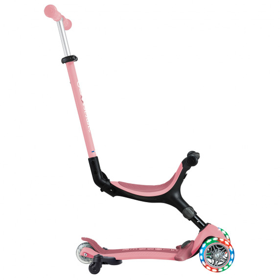 Globber Go Up Active Lights 360 Pastel/Deep Pink