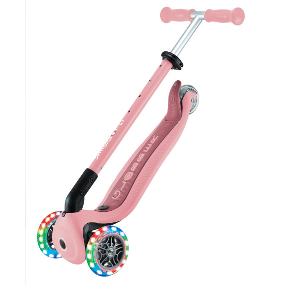 Globber Go Up Active Lights 360 Pastel/Deep Pink
