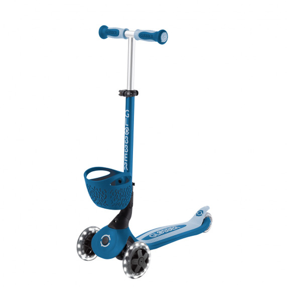 Globber Go Up Baby Lights 360 Dark Blue/Pastel Blue