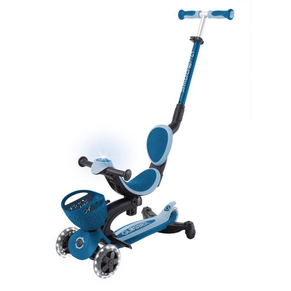 Globber Go Up Baby Lights 360 Dark Blue/Pastel Blue