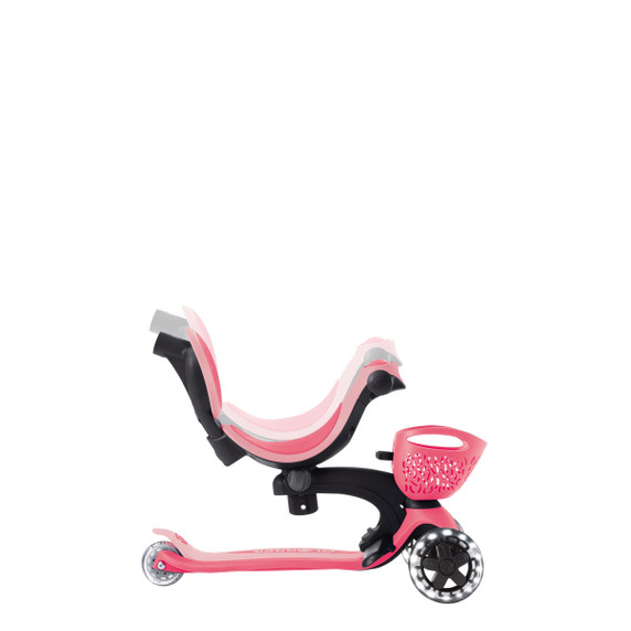 Globber Go Up Baby Lights 360 Pastel Pink/Deep Pastel Pink