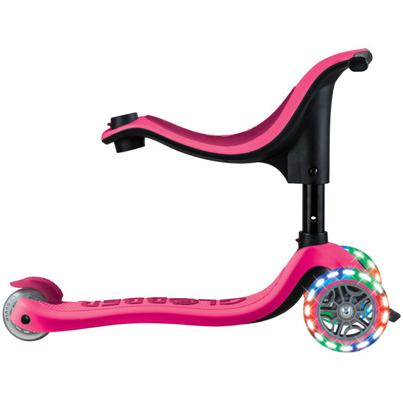 Globber Go Up Sporty Lights 360 Fuchsia/Dark Pink