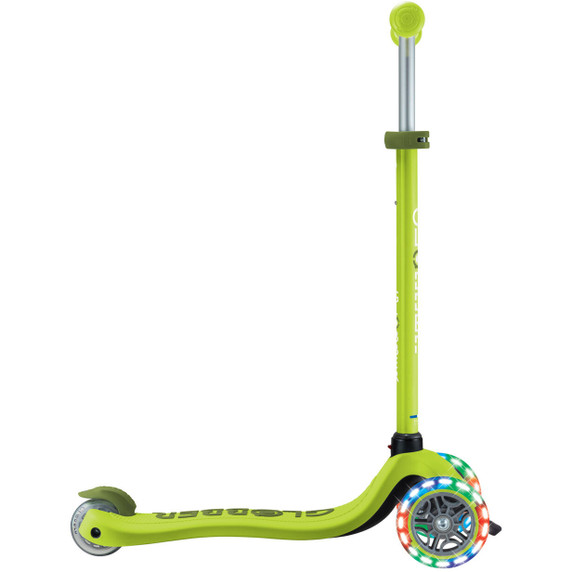 Globber Go Up Sporty Lights V2 Lime Green/Khaki